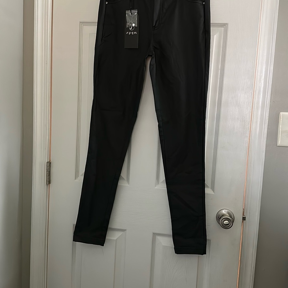 Chic Black Slim Fit Pants